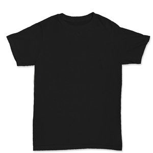 Smart Unisex M Blank Black T-Shirt for Printing Crafting or everyday DIY Project